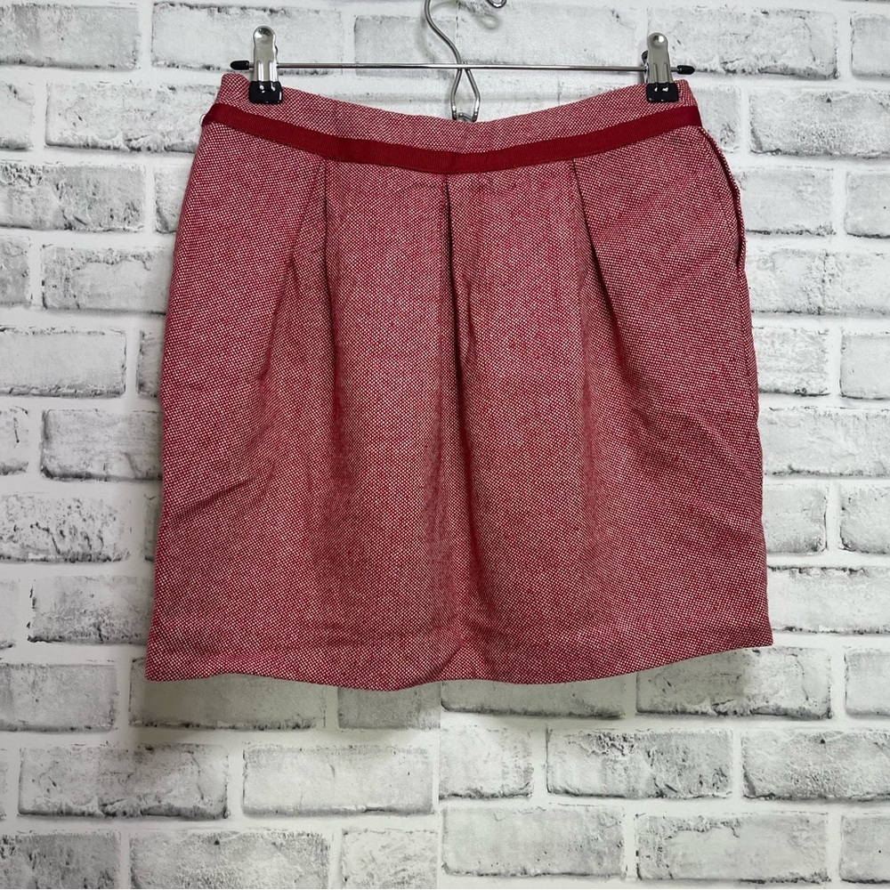 Cato Girls Wool Blend Pleated Front & Back Pockets Bow Detail Skirt 12 - Picture 2 of 7